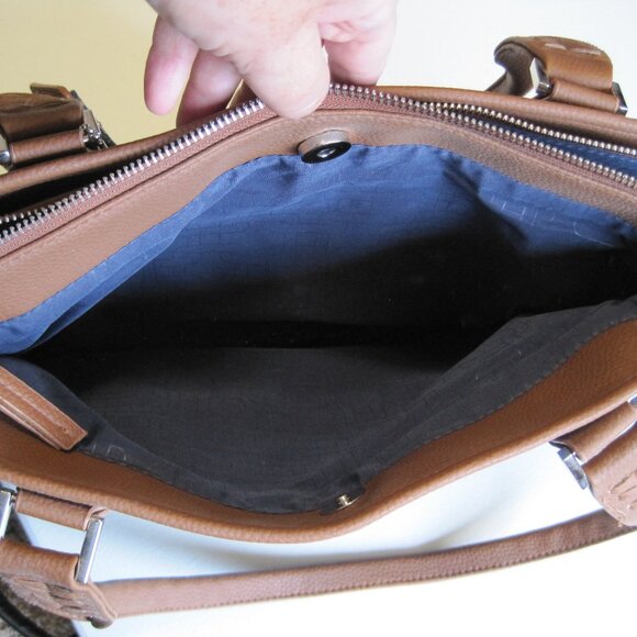 Rosetti Navy blue and Brown Tote Bag - Picture 14 of 16